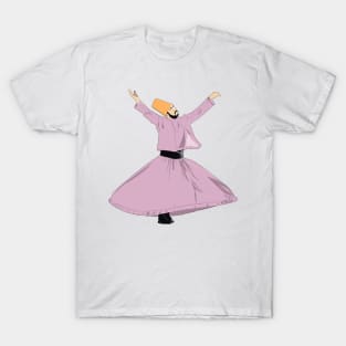 Whirling Dervishes: A Sufi Dance of Devotion T-Shirt